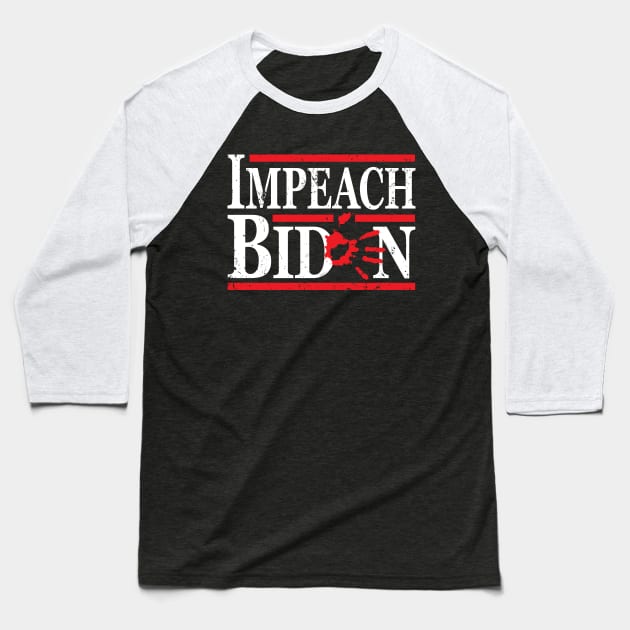 Vintage Impeach Biden Baseball T-Shirt by Etopix